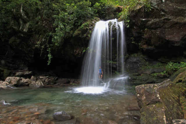 Grotto Falls Waterfall and Cascades Groto Falls Waterfall
